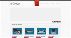Desktop Screenshot of komansu.com